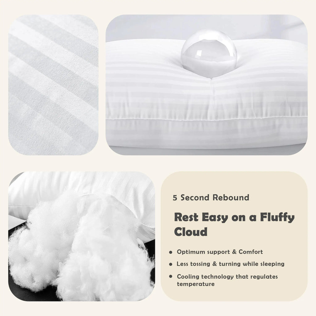 soft hotel style pillows