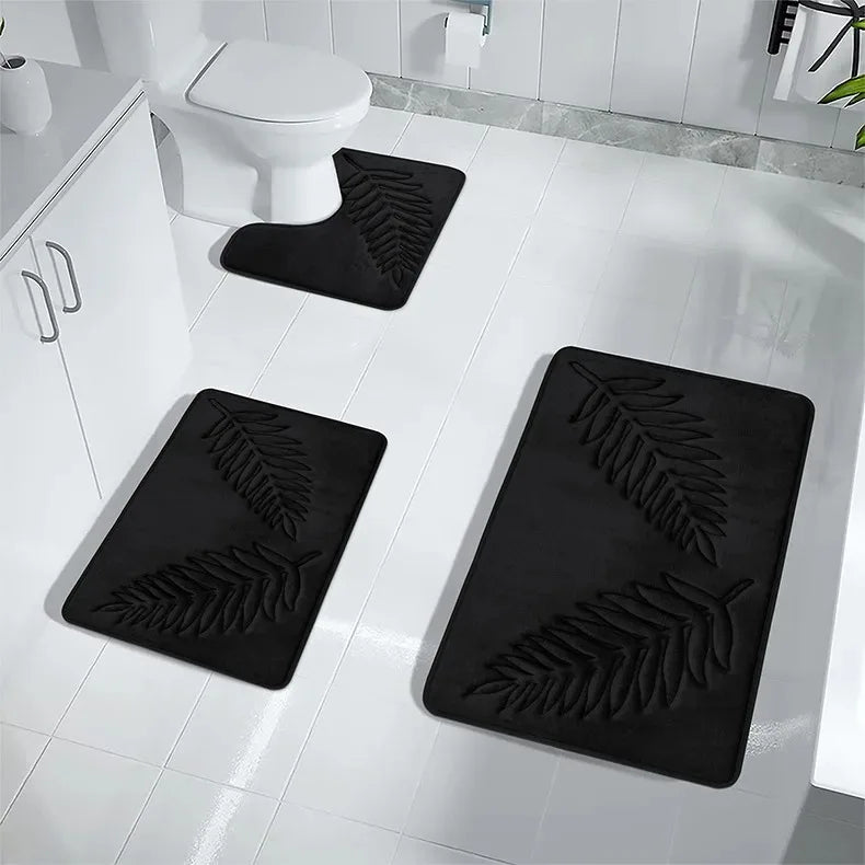 3 Piece Bathroom Memory Foam Mat
