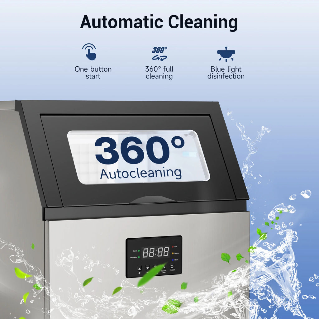 Stainless Steel Commercial Ice Maker Machine