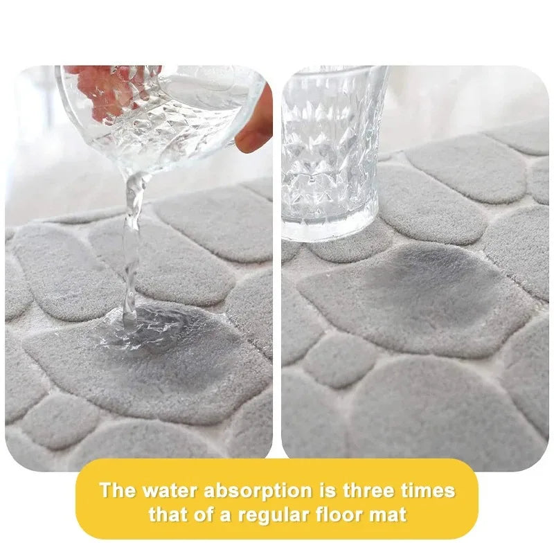 3 Piece Bathroom Memory Foam Mat