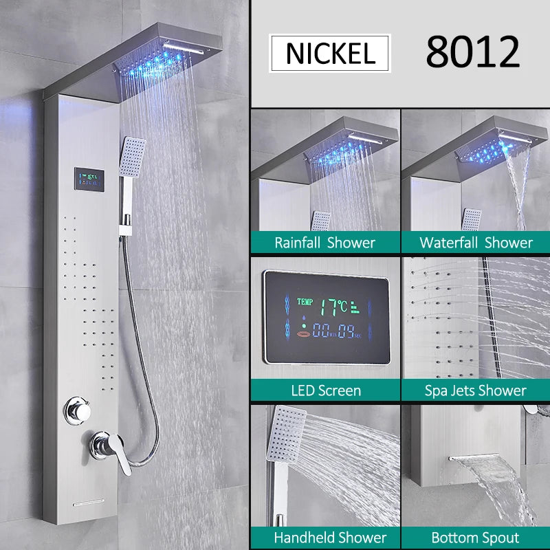 LED Shower Panel Tower System