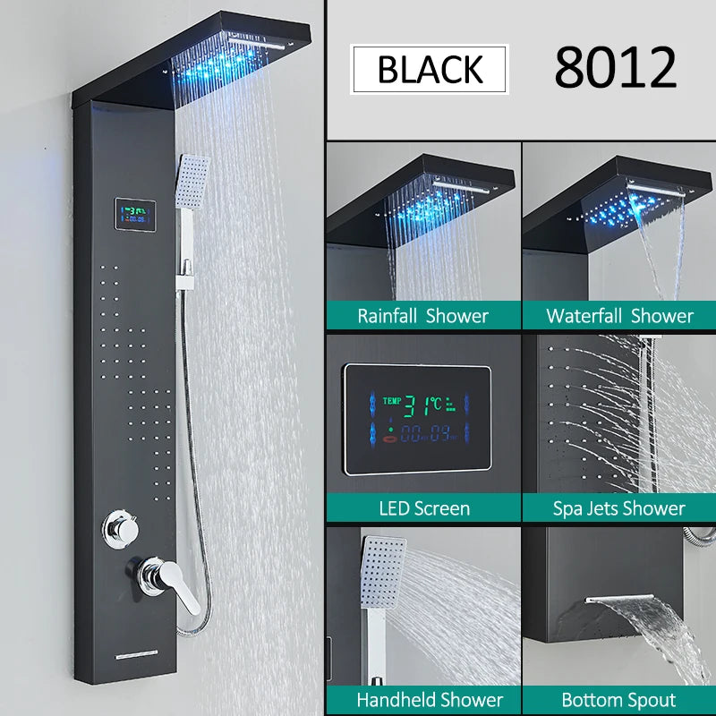 LED Shower Panel Tower System
