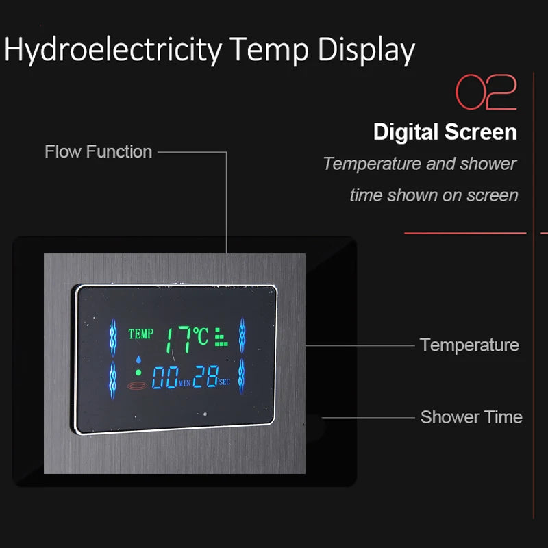 LED Shower Panel Tower System