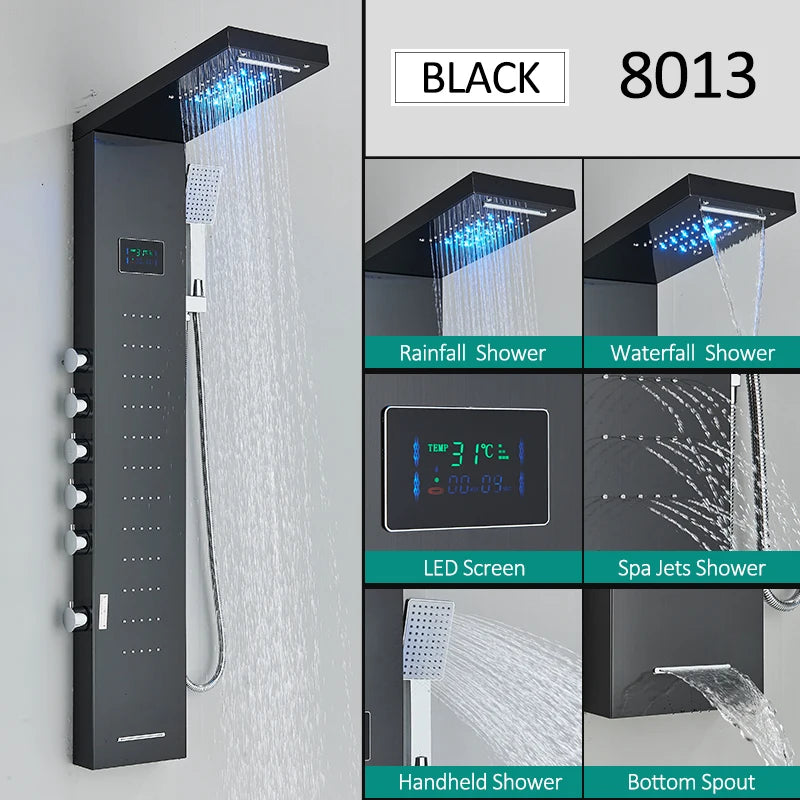 LED Shower Panel Tower System