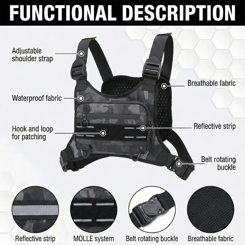 Lightweight Waterproof Sports Chest Bag