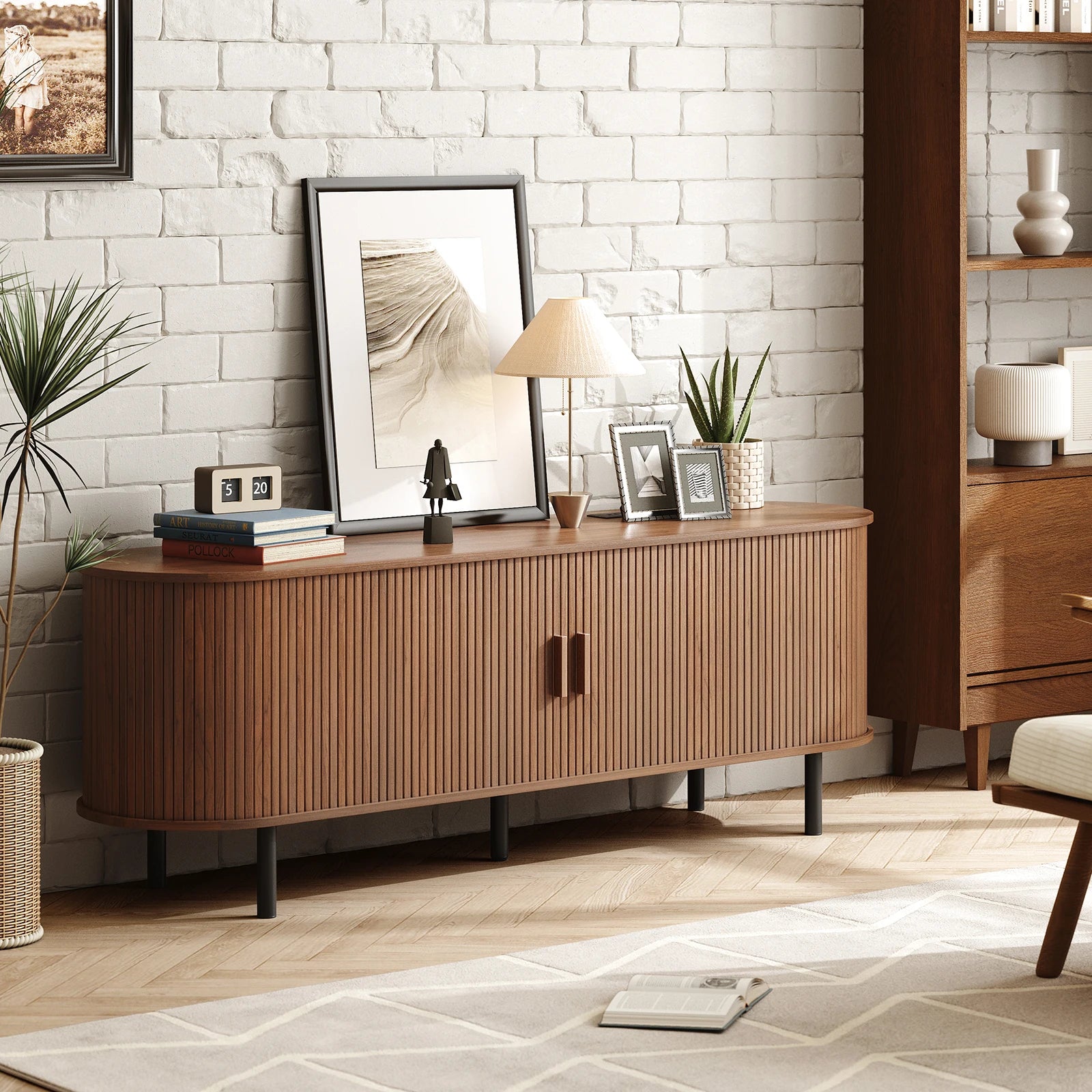 TV Stand with Power Outlet for TVs