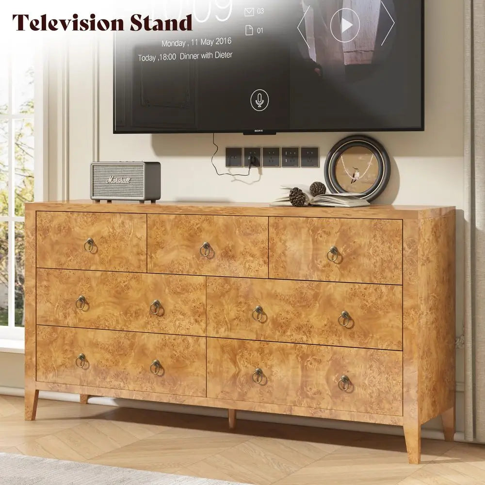 61 Wide 7Drawer Dresser