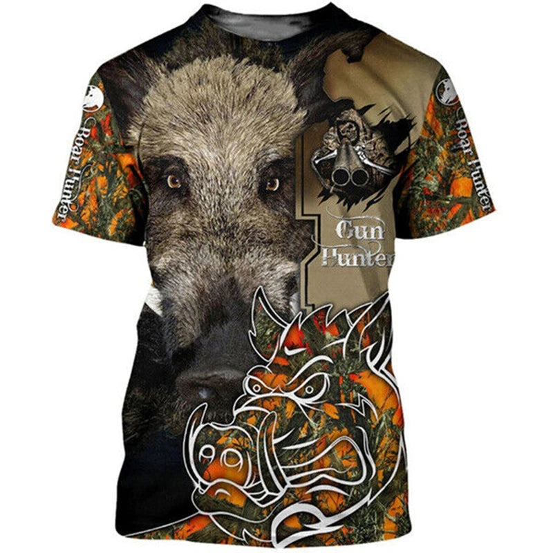 Camo Hunting Animals T Shirts