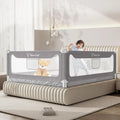 Bed with Safety Side Rails with Child Lock