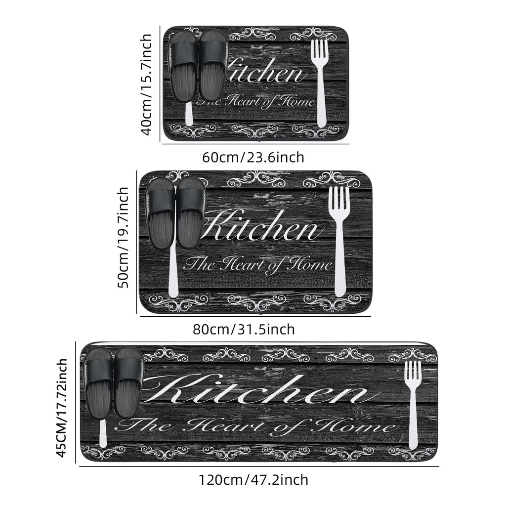Absorbent kitchen mat