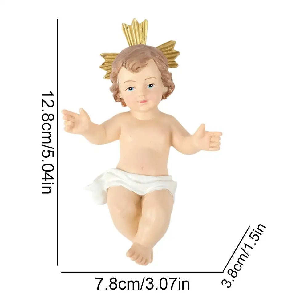 Baby Jesus Doll Statue