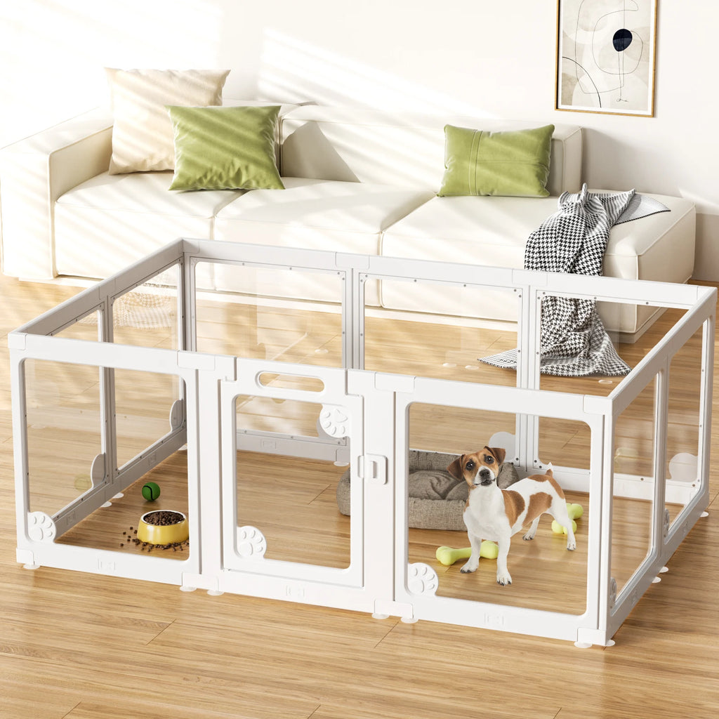 Clear Dog Play Pen