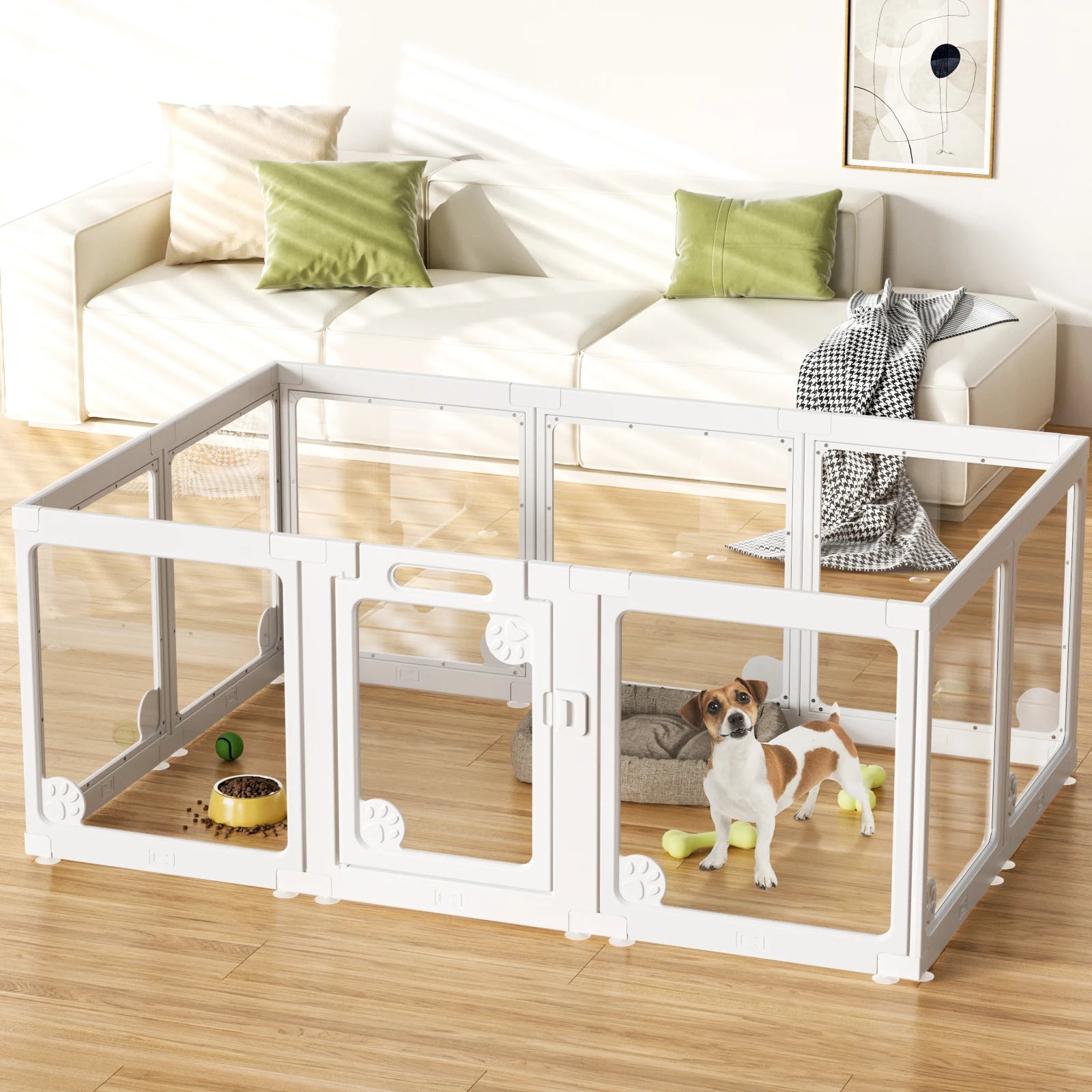 Clear Dog Play Pen