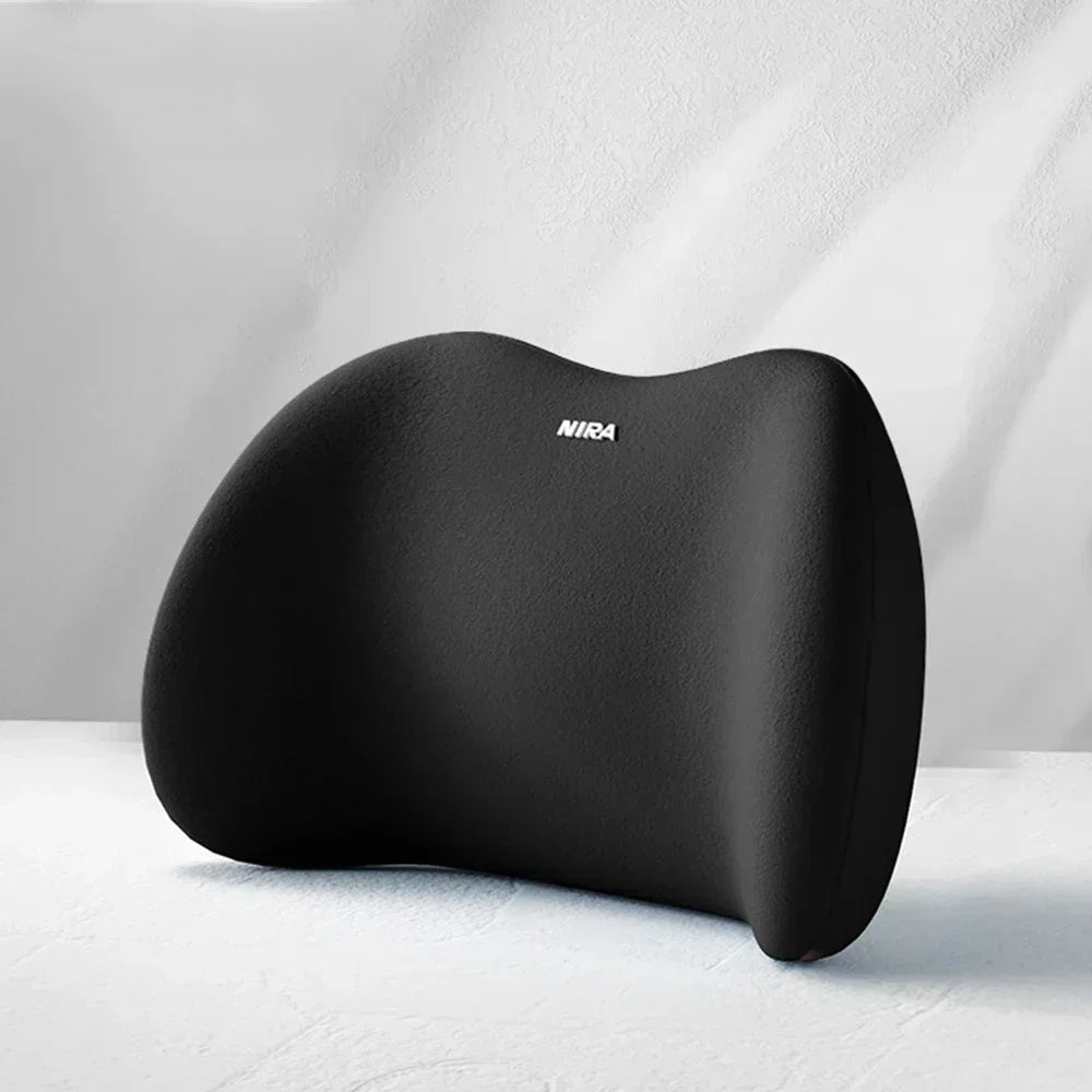 Memory Foam Dual Use Neck Lumbar Pillow Spine Support