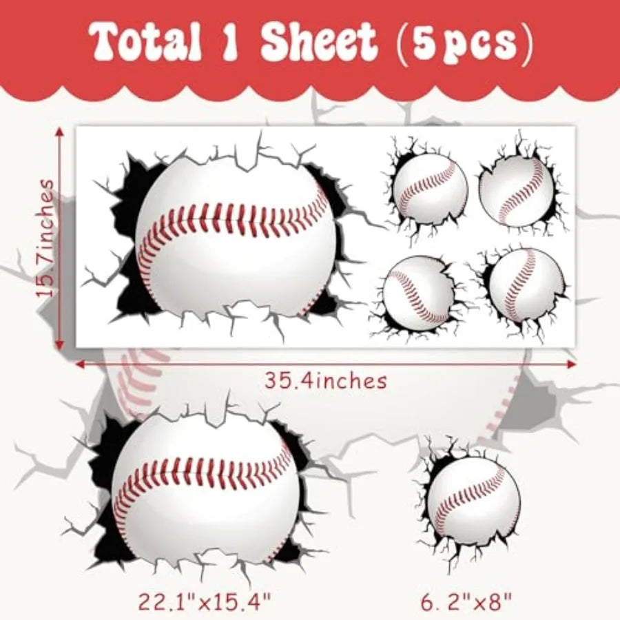 Large Wall Stickers 3D Wall Decals Peel and Stick Big Theme Wall Decals Wall Stickers