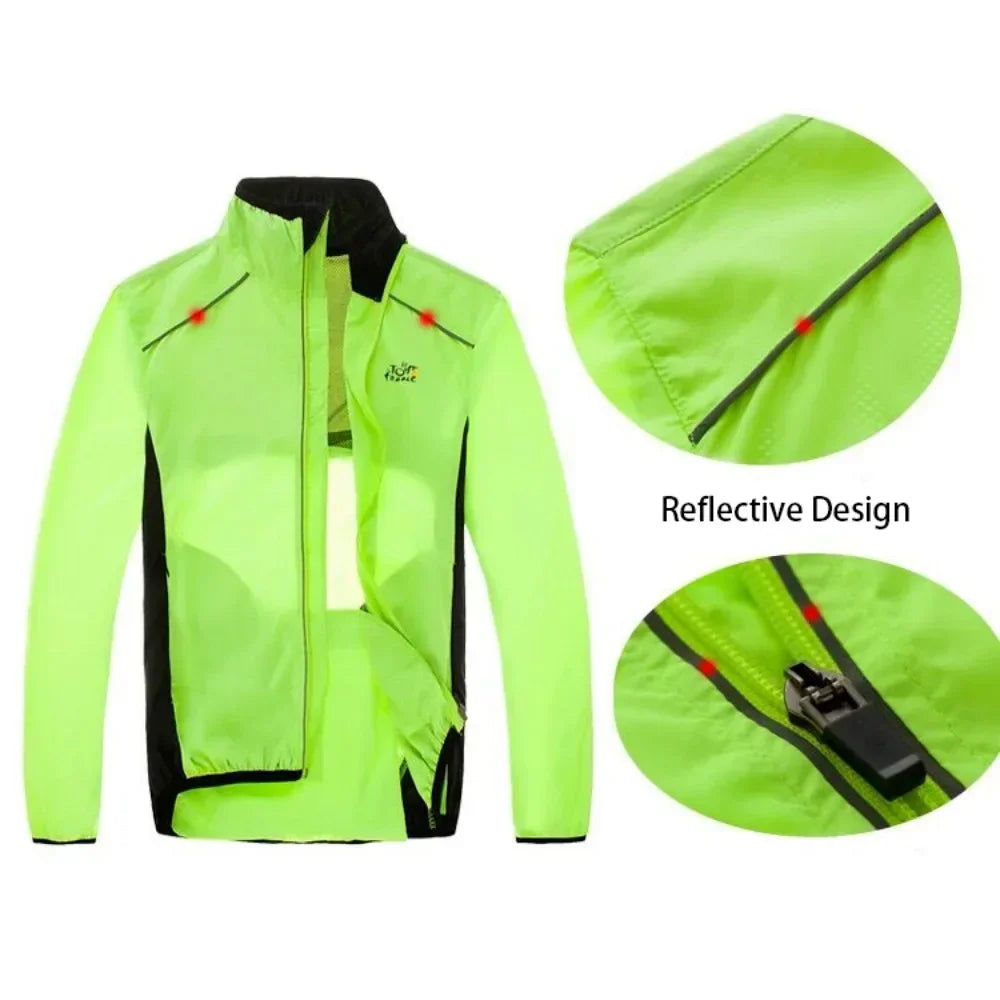 Reflective Men's Rain Waterproof Cycling Cost