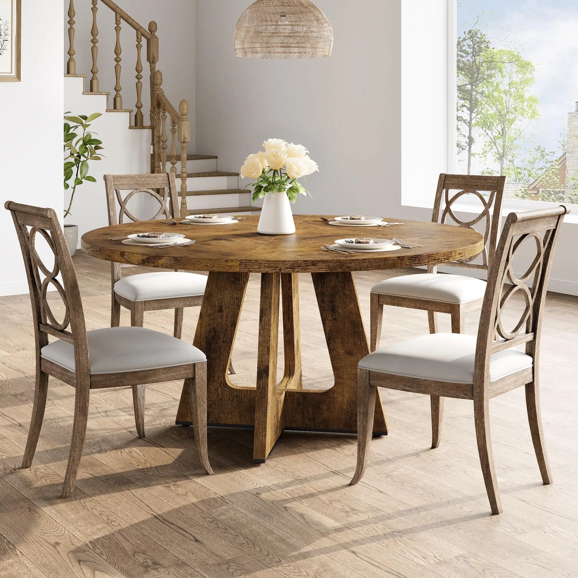 Round Dining Table For 6