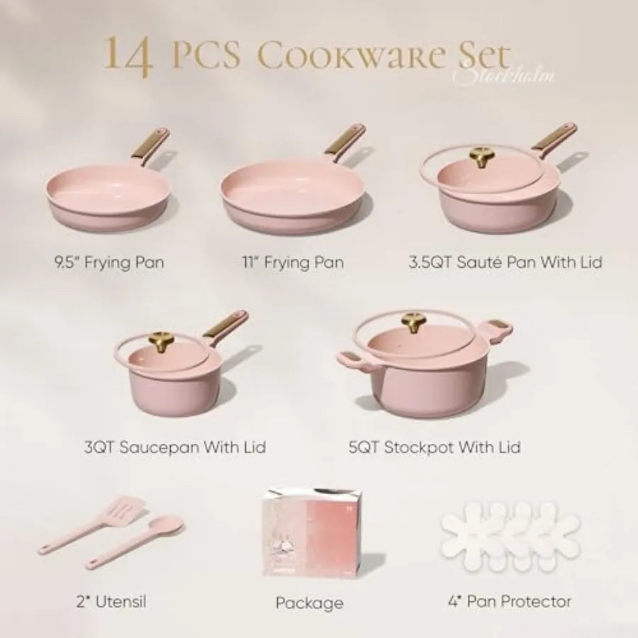 Ceramic Cookware Set Nonstick