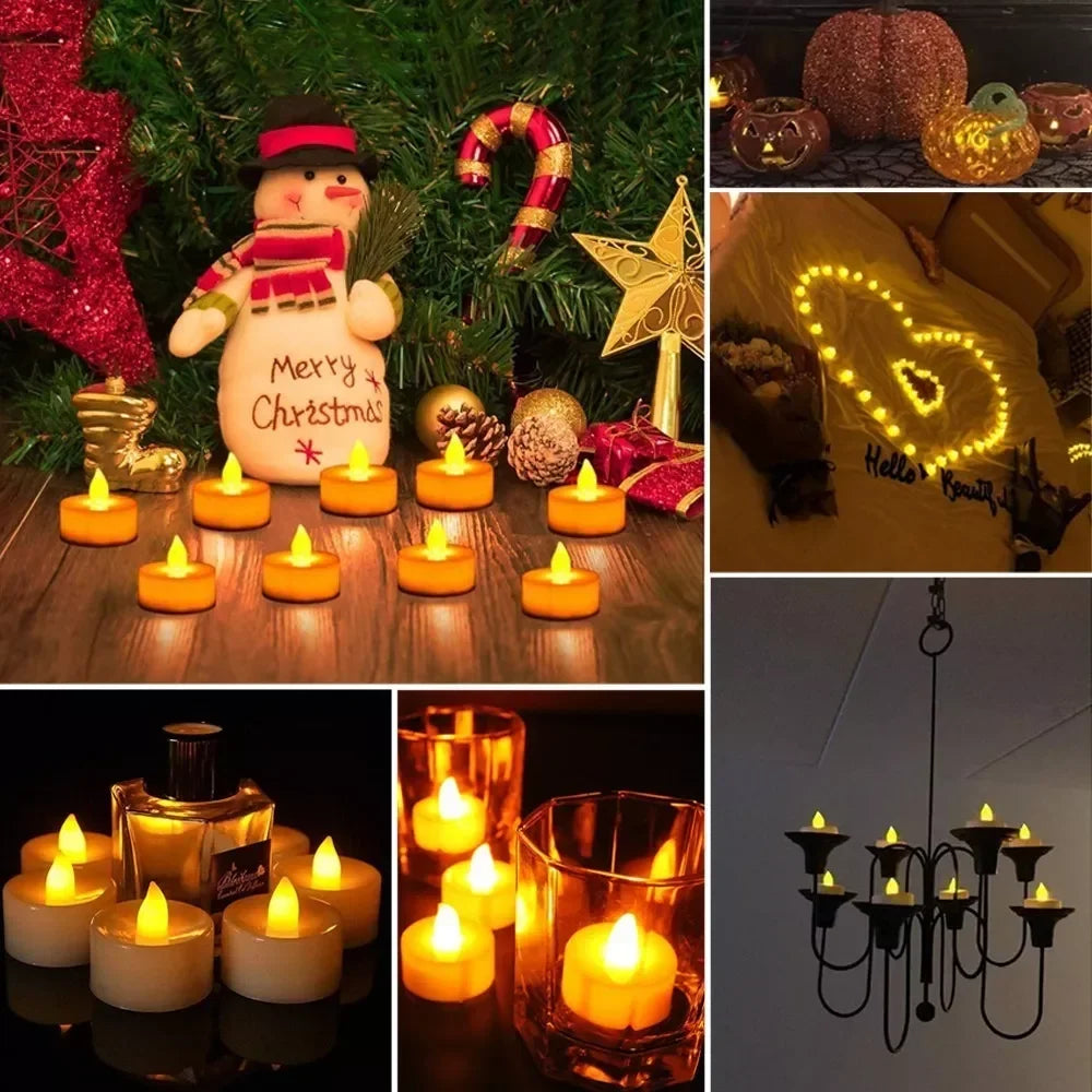 24Pcs LED Candles Flameless Candle Battery Operated