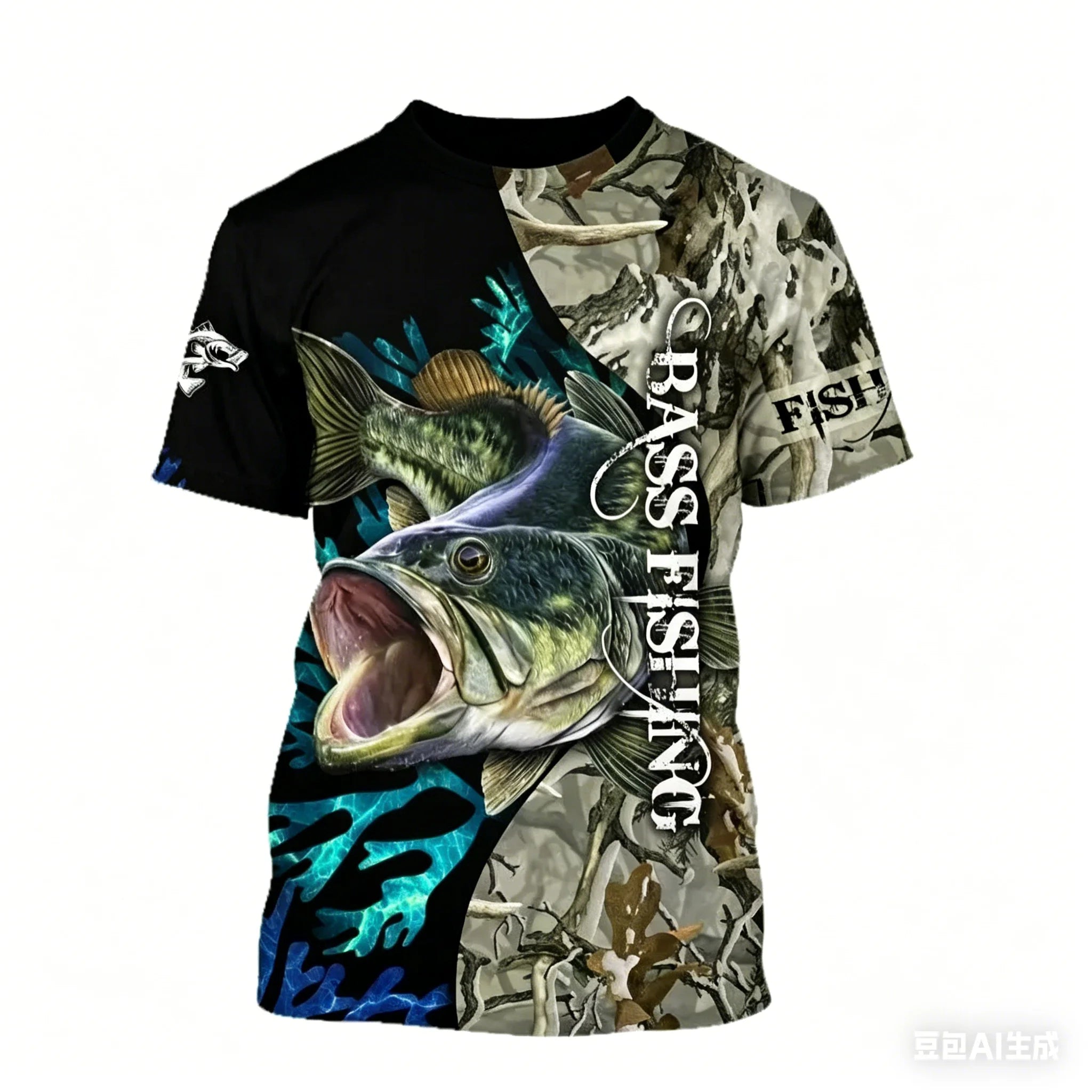 Mens Short Sleeve fishing t-shirt