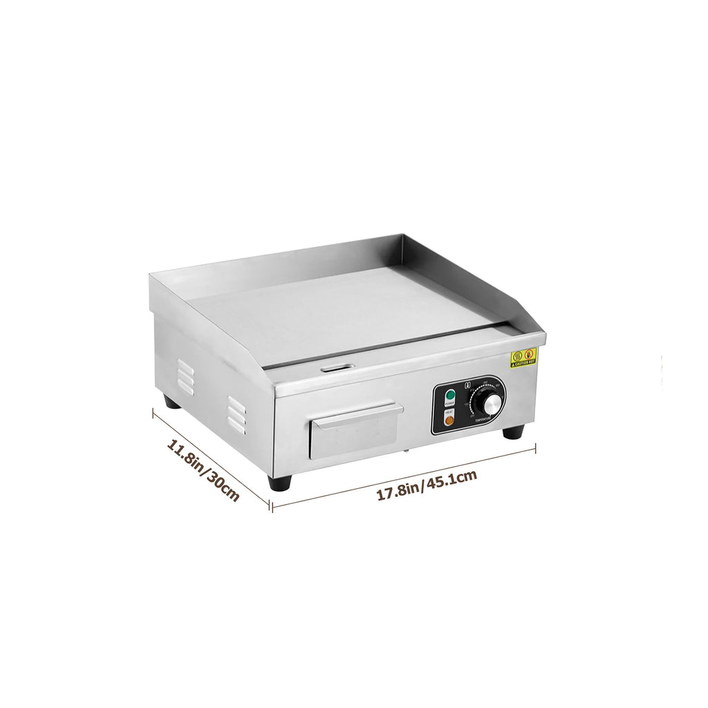 300W Non-Stick Electric Grill Plate