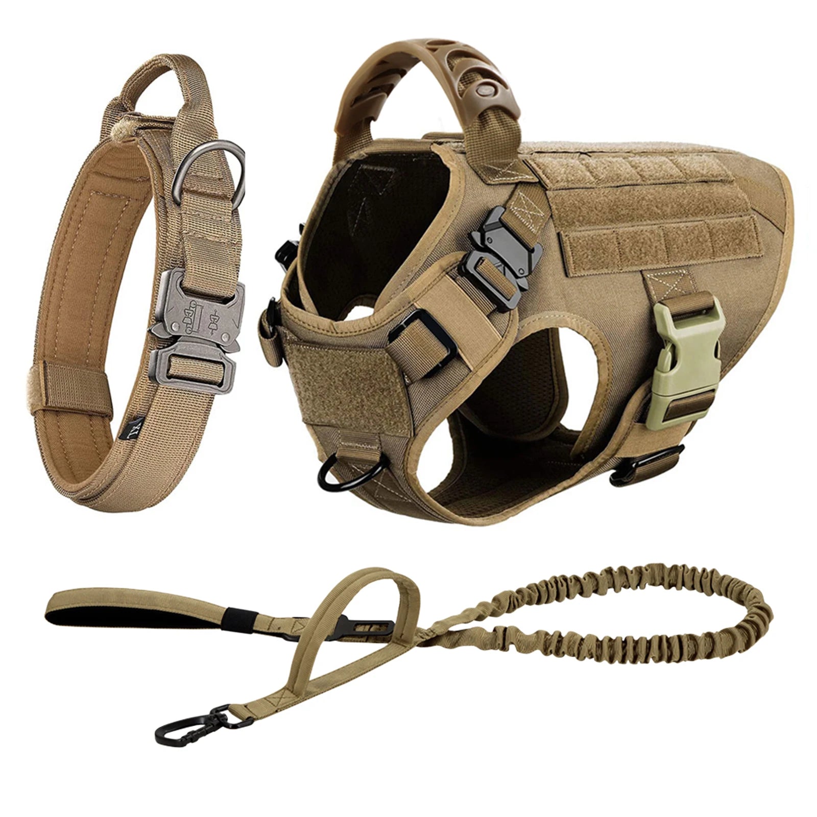 Leash, Harness And Collar For Medium Large Dogs