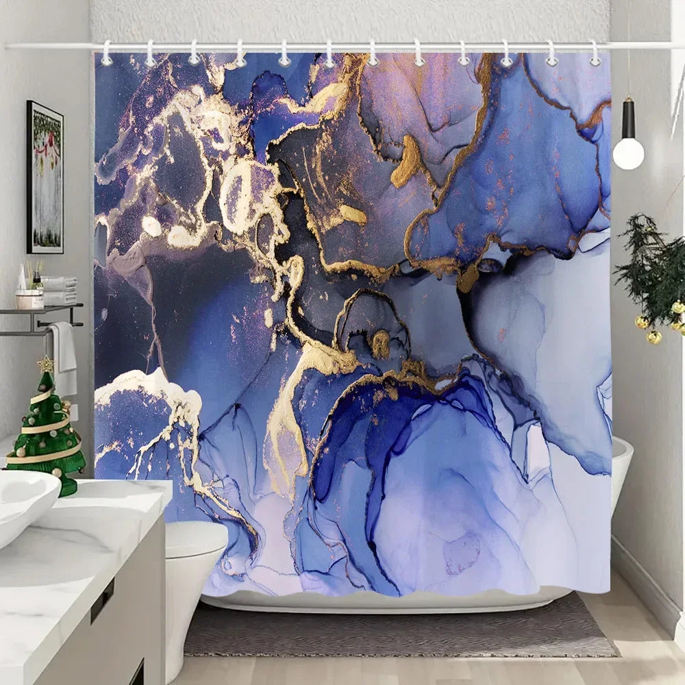 Fabric Washable Shower Curtain