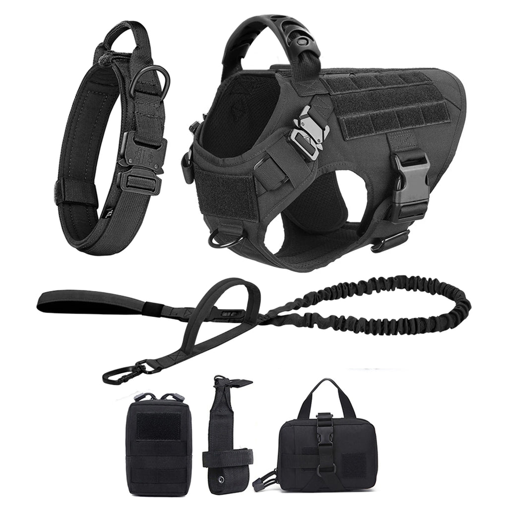 Leash, Harness And Collar For Medium Large Dogs