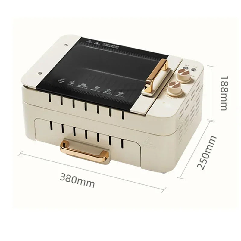 Automatic Rotating Barbecue Pot