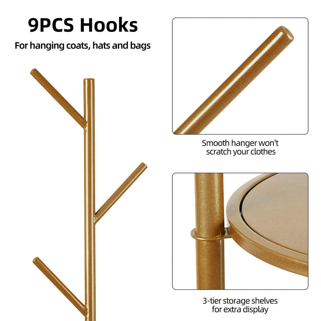 Heavy Duty Marble Coat Rack