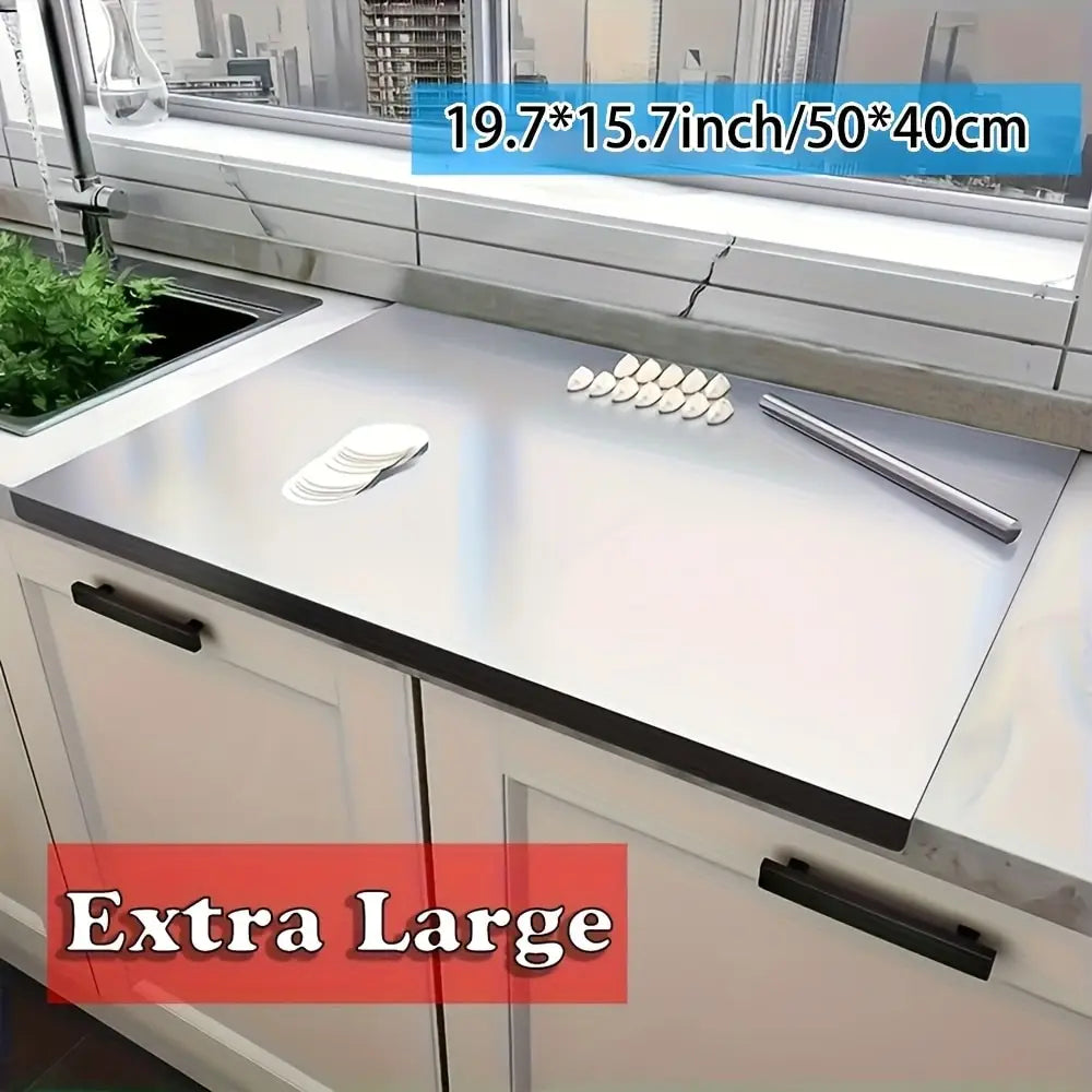 Stainless steel cutting board
