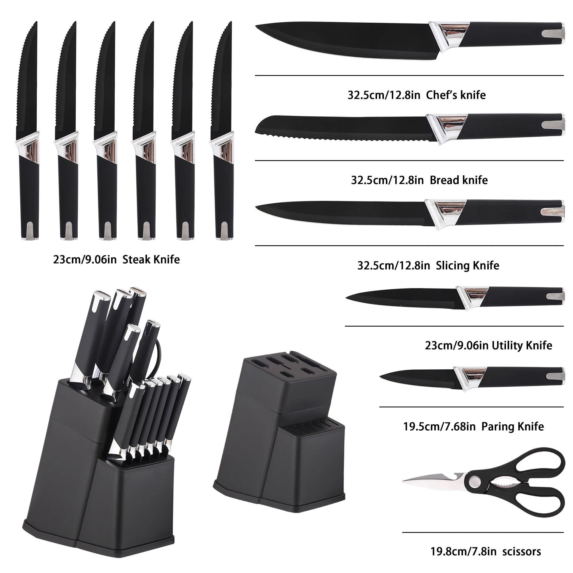 13Pcs Professional Kitchen Knife set