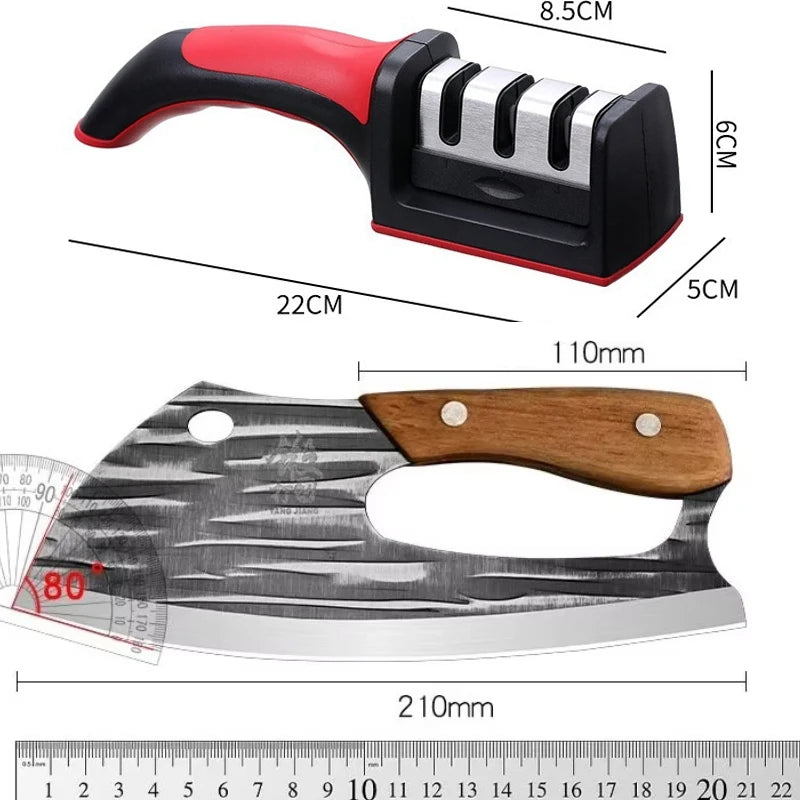 Stainless Steel Kitchen Meat Cleaver Knife