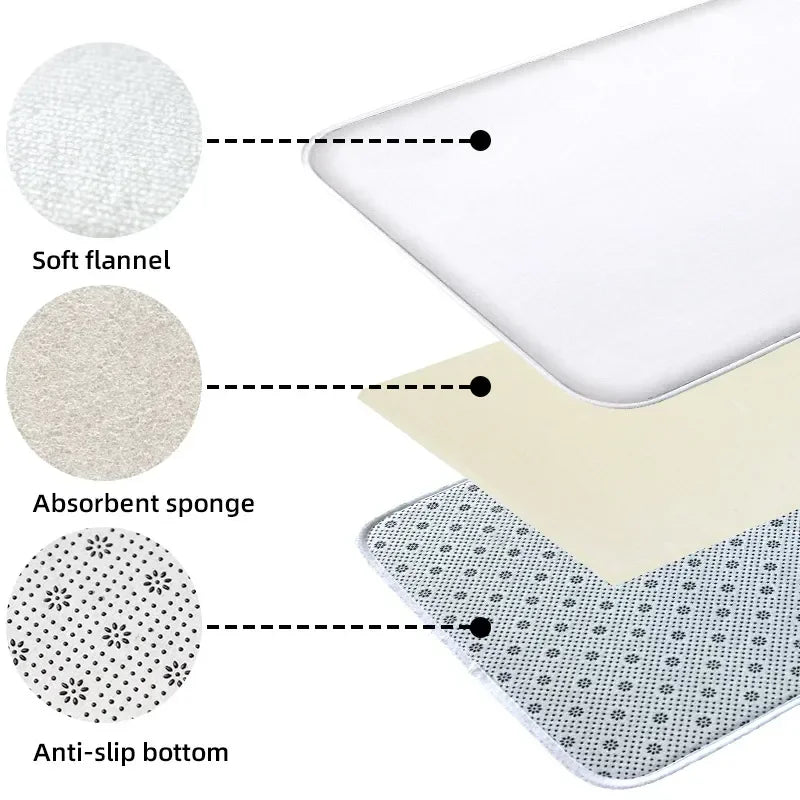 anti slip shower floor mat