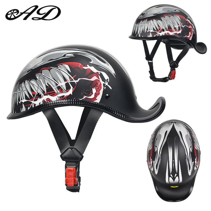 Motorcycle Upturned Tail Helmet