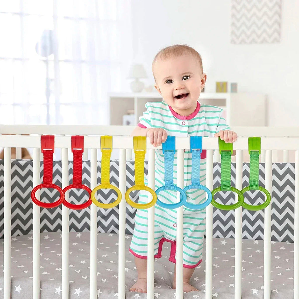 4pcs Baby Cot Rings Walking Assistant Rings Baby