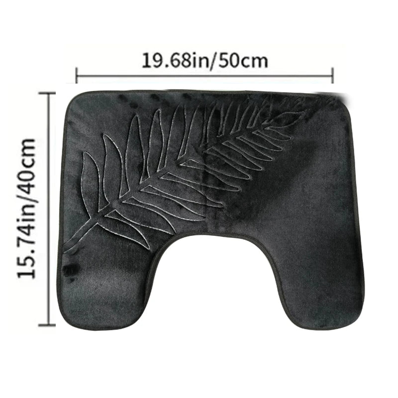 3 Piece Bathroom Memory Foam Mat