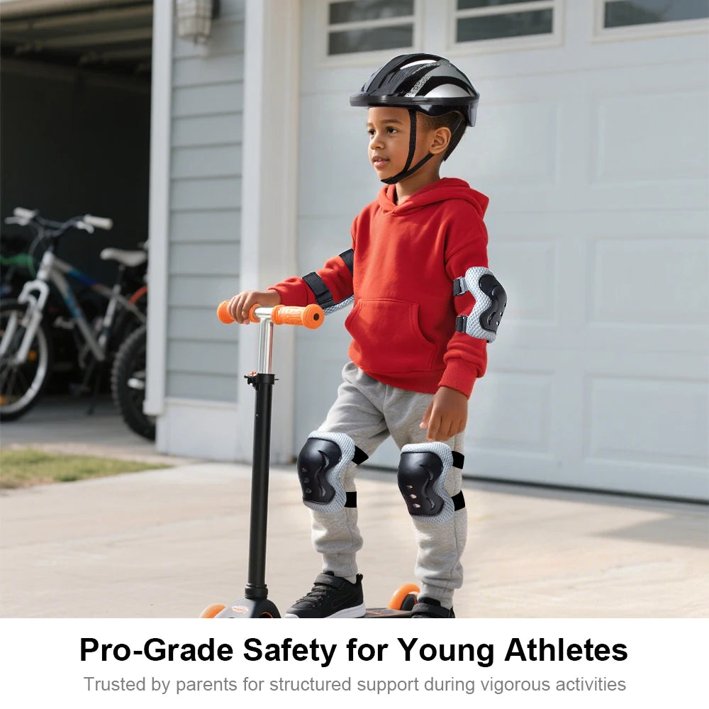 Kids helmet and Protective set