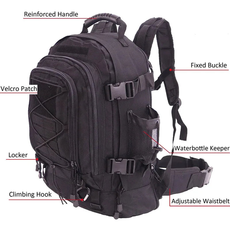Outdoor Travel Military Hiking Backpack