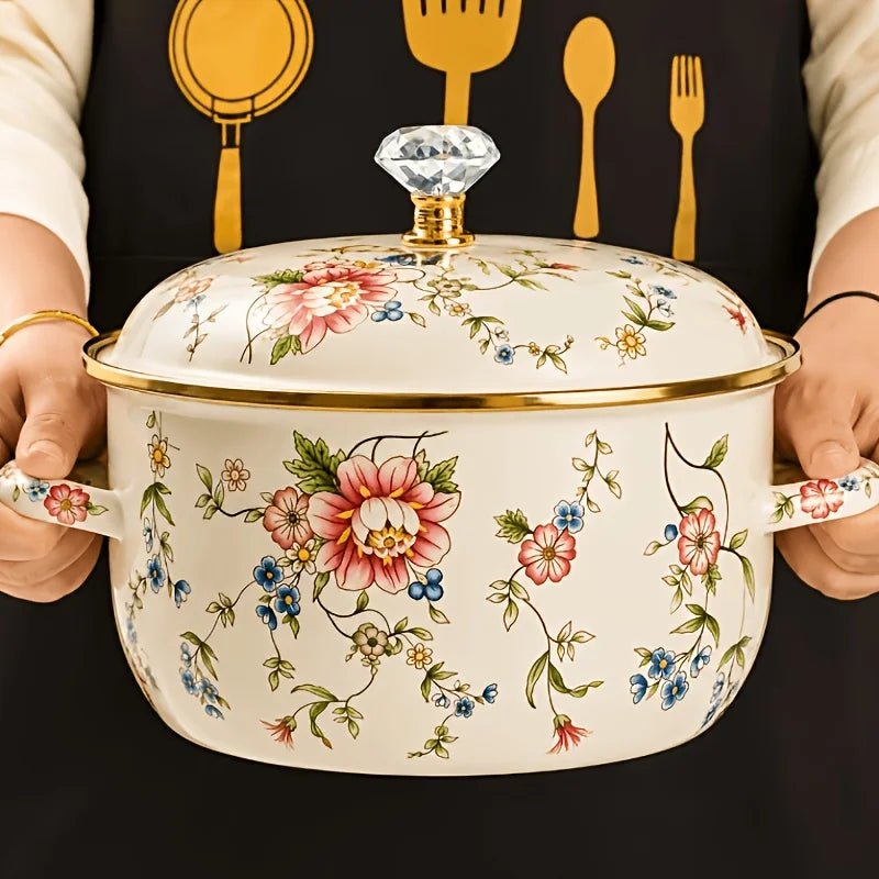Thickened Stock Pot With Two Side Handles, Large Cooking Pot For Soup, Stew, Boiling, Pasta And Kitchen Use