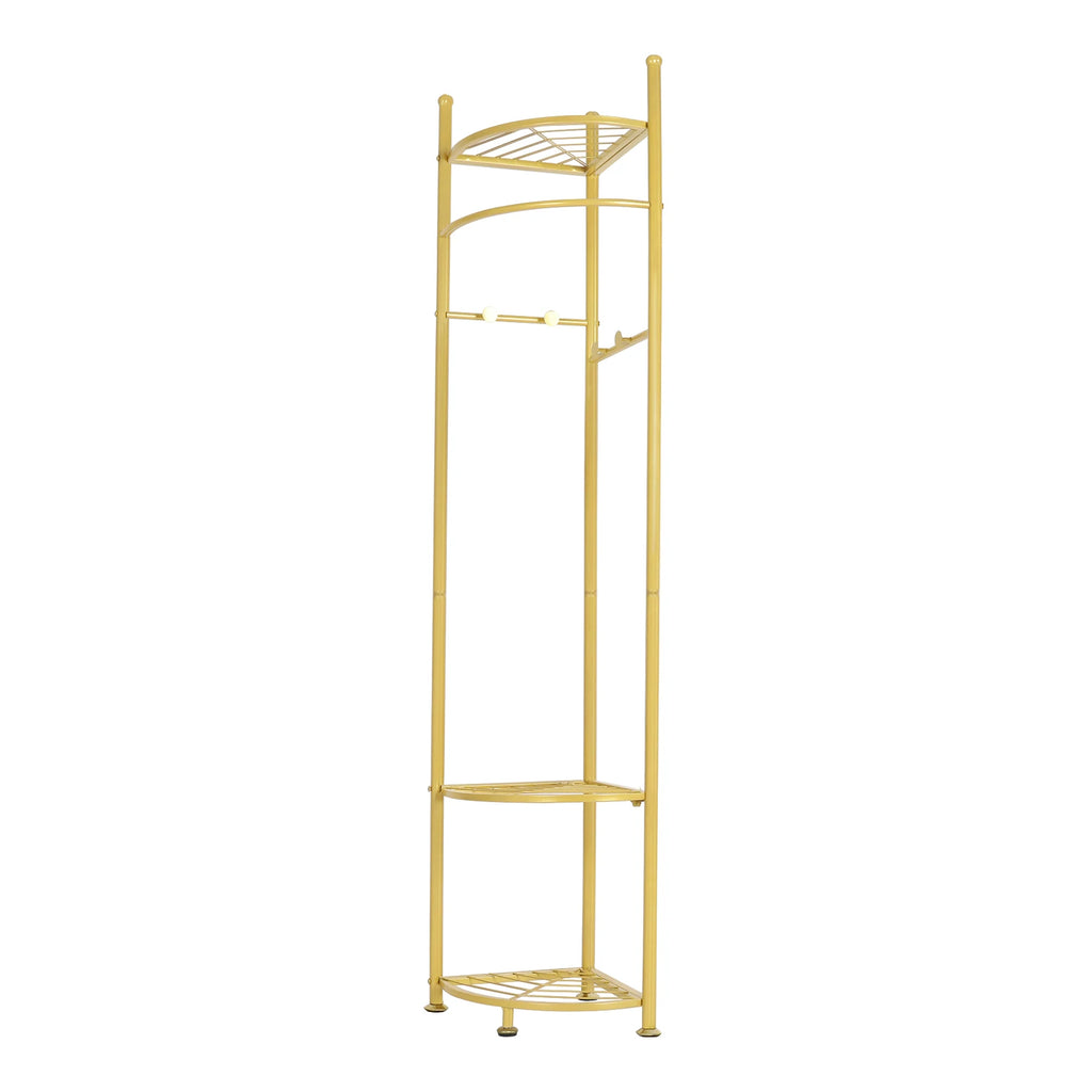 Coat Rack with Shelves