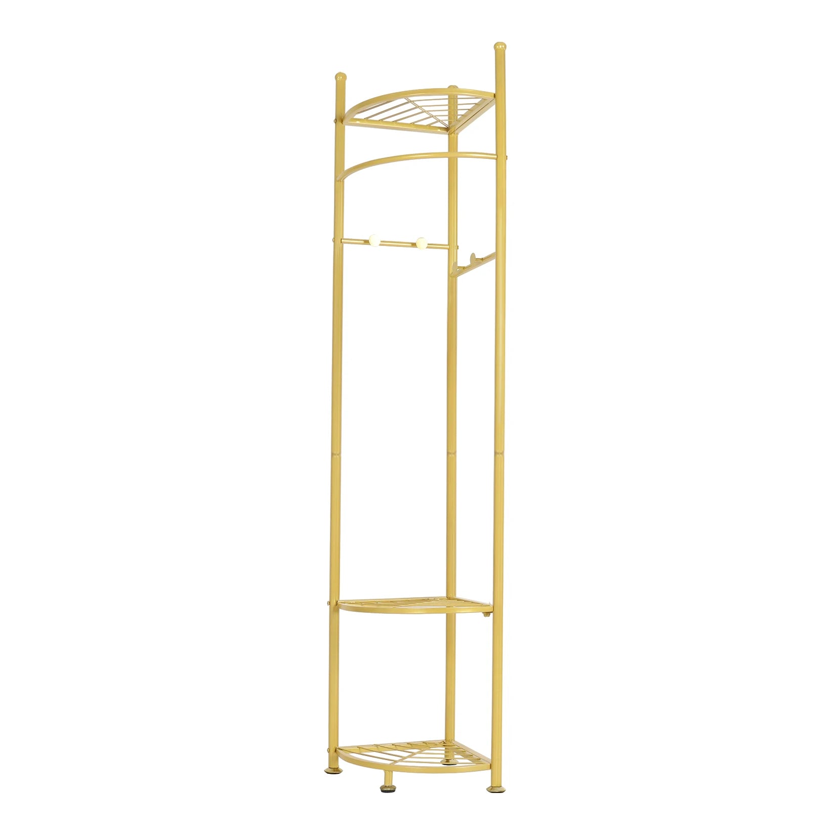 Coat Rack with Shelves