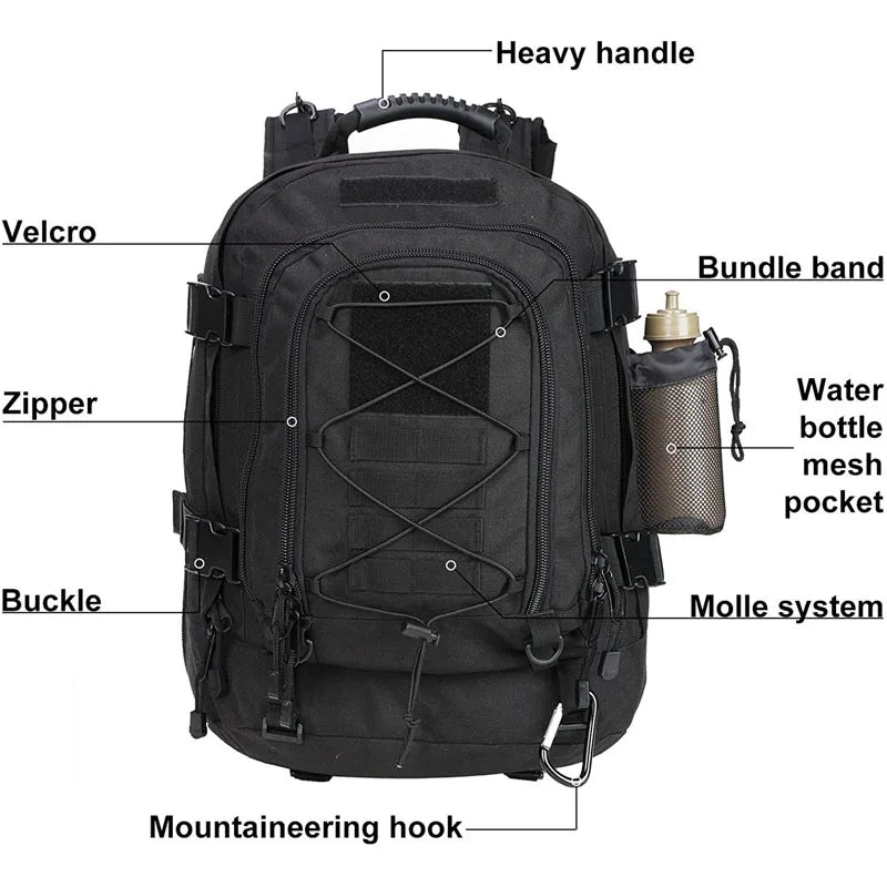 Outdoor Travel Military Hiking Backpack