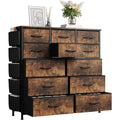 Tall Fabric Dresser for Bedroom & Living Room