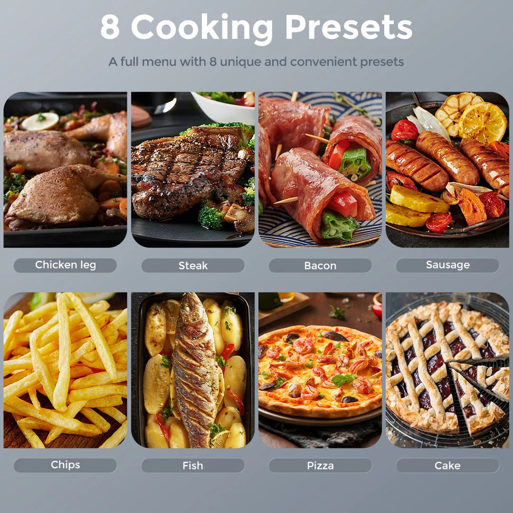 Electric Air Fryer 8-in-1,6 Quart