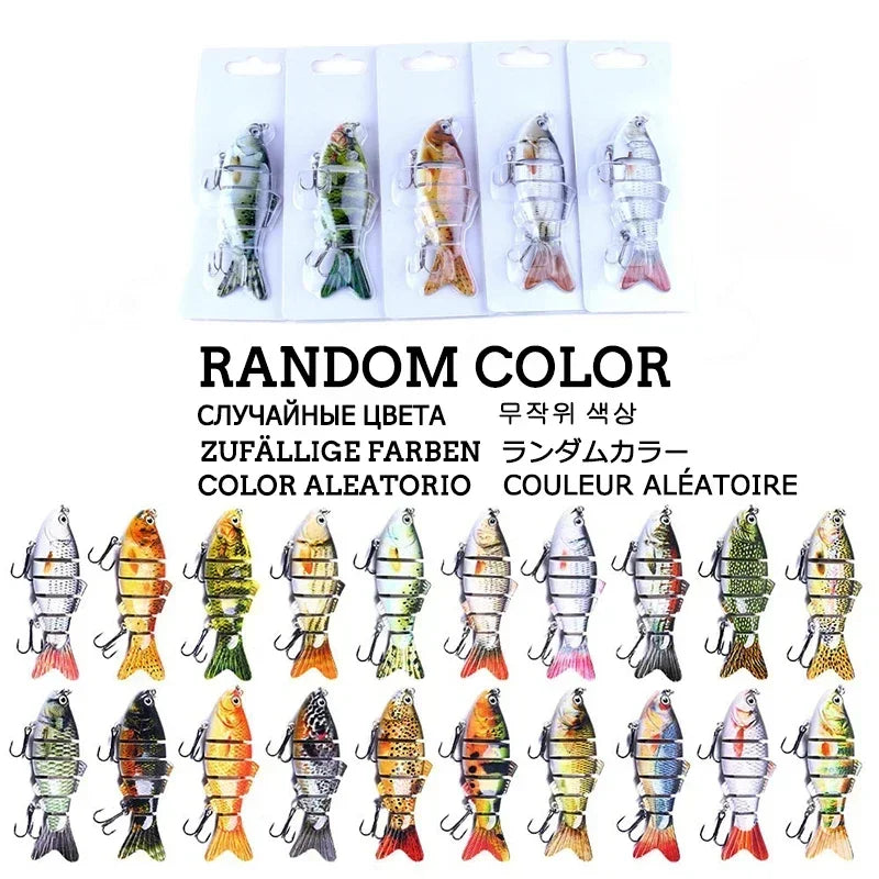 6 Segment Multi Jointed Fishing Lure