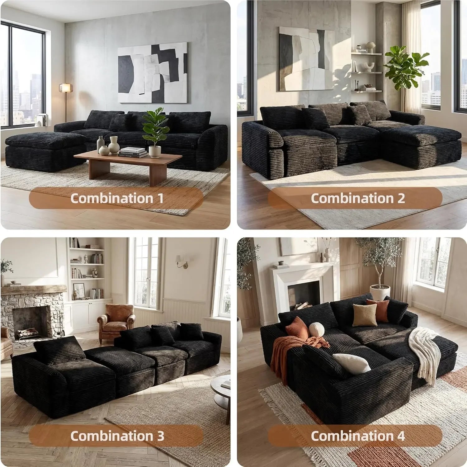 L-Shaped Sectional Sofa