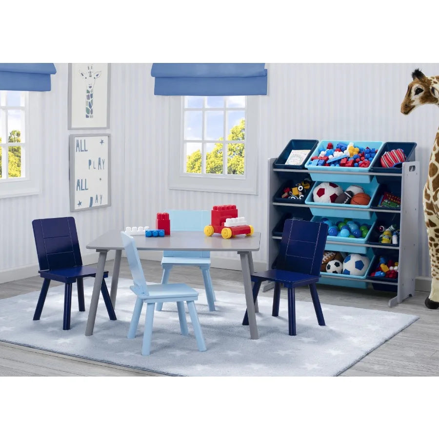 Toy Storage Organizer with 12 Colorful Bins