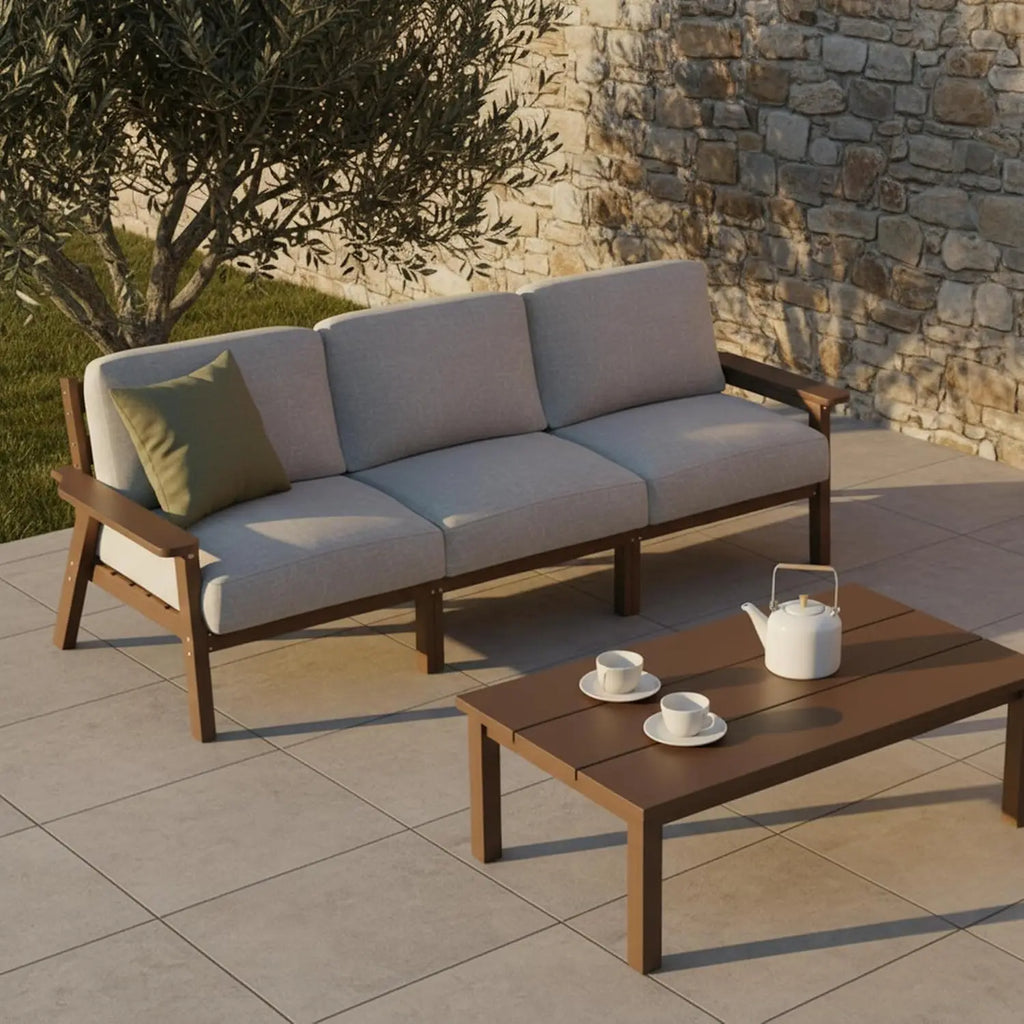 Outdoor Patio Furniture Set 3 Seats