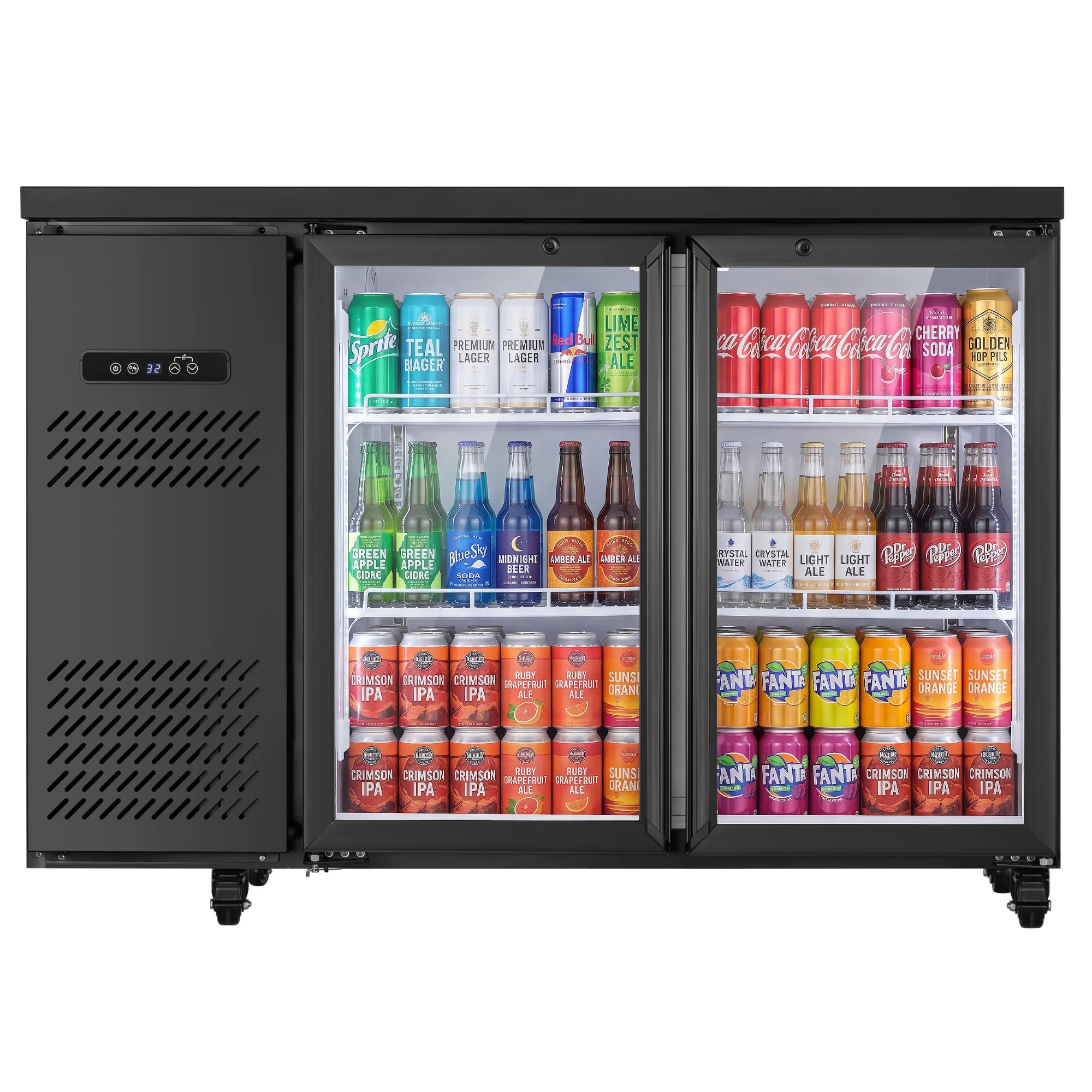 3 Door Commercial Portable Fridger